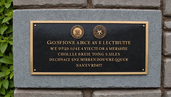 Découvrez des plaques funéraires originales et résistantes pour rendre hommage